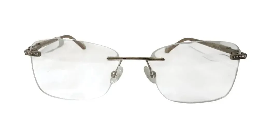 NO BRAND MC013 ROSE GOLD AUTHENTIC EYEGLASSES FRAMES 53-17-140